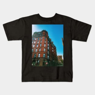 Downtown Boston Architecture Kids T-Shirt